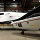The Dream Chaser next to its 1960s predecessor, the NASA M-2